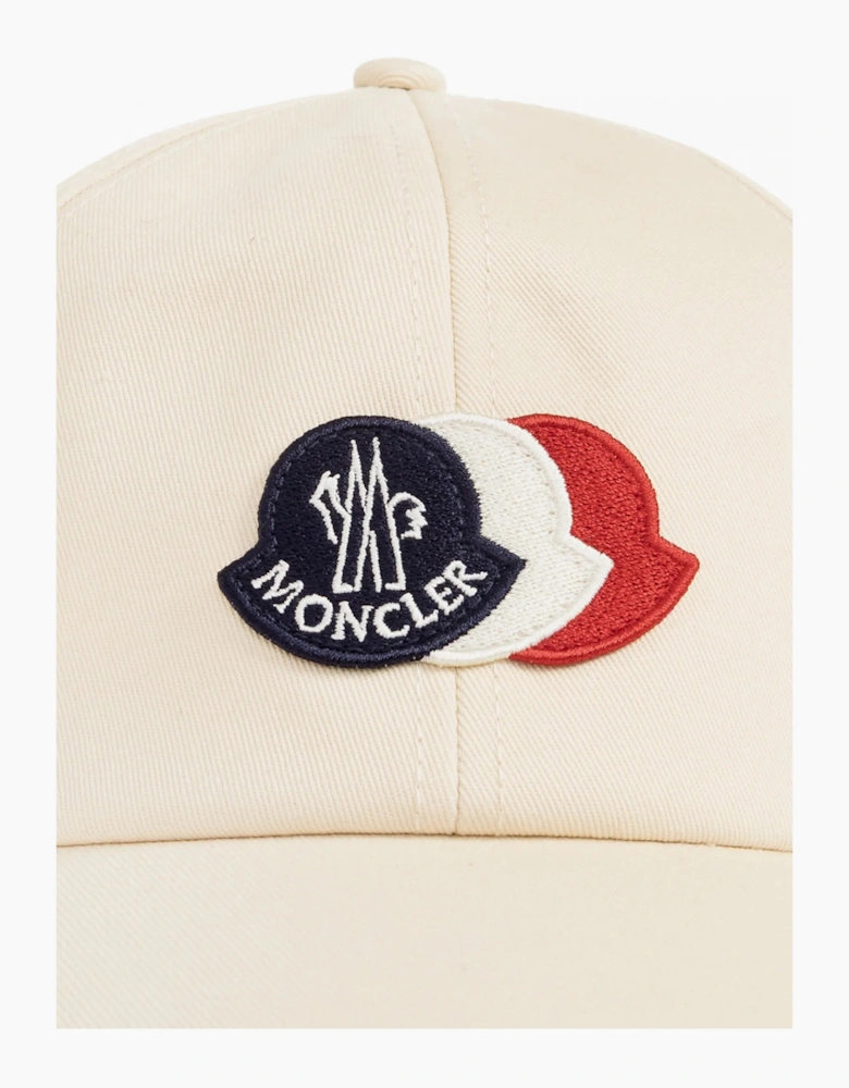 Triple Logo Cap Beige