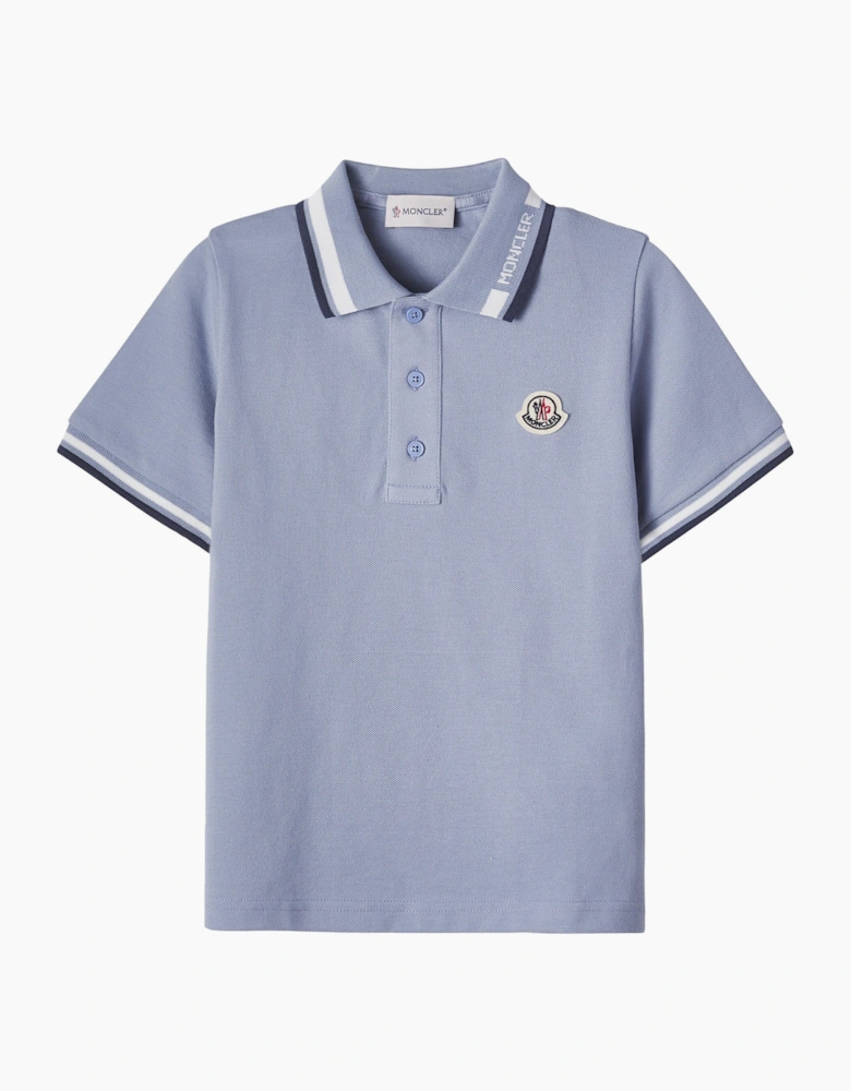 Kids Archive Logo Polo Blue