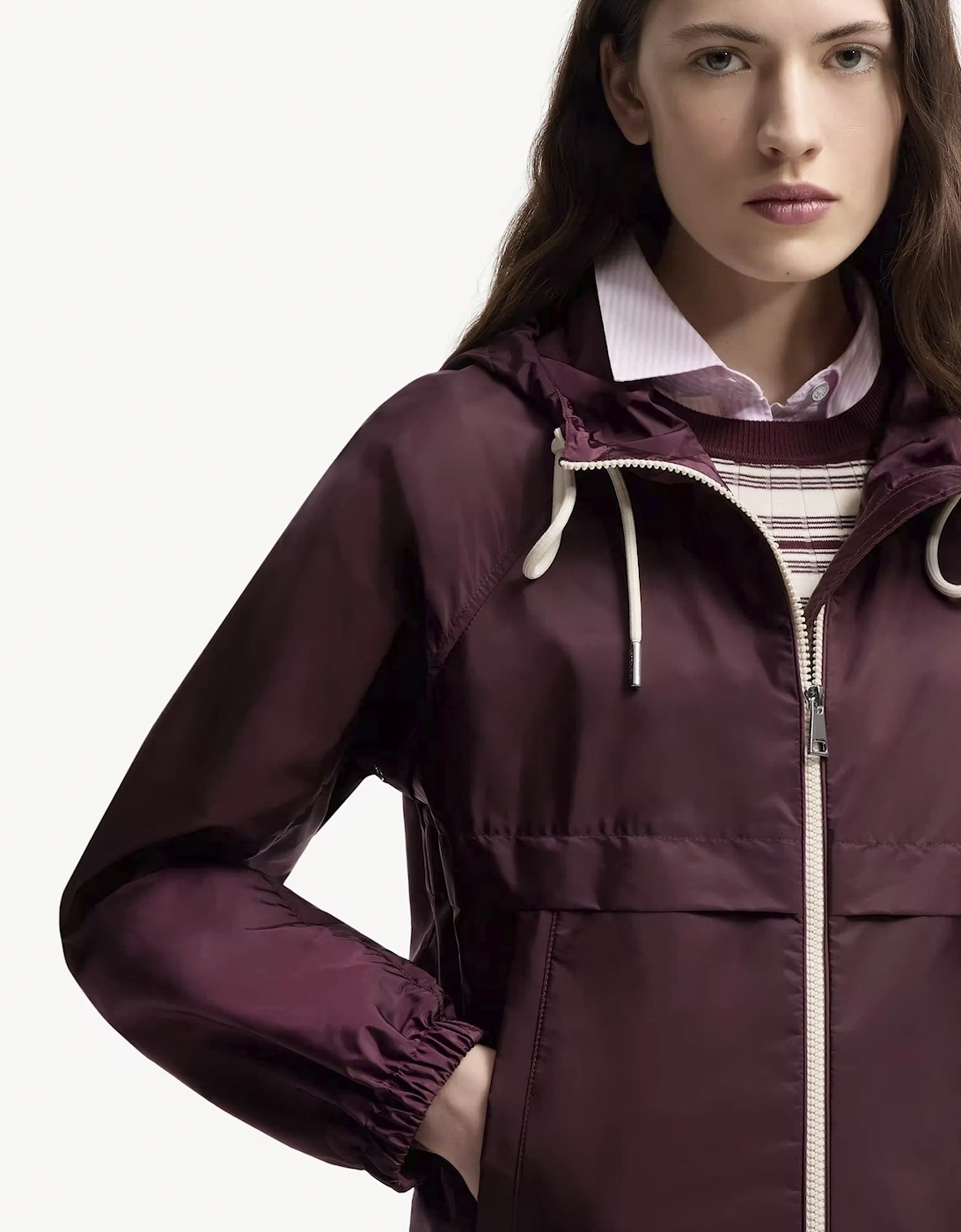 Womens Coquelicot Jacket Burgundy