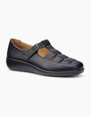 Navy Leather