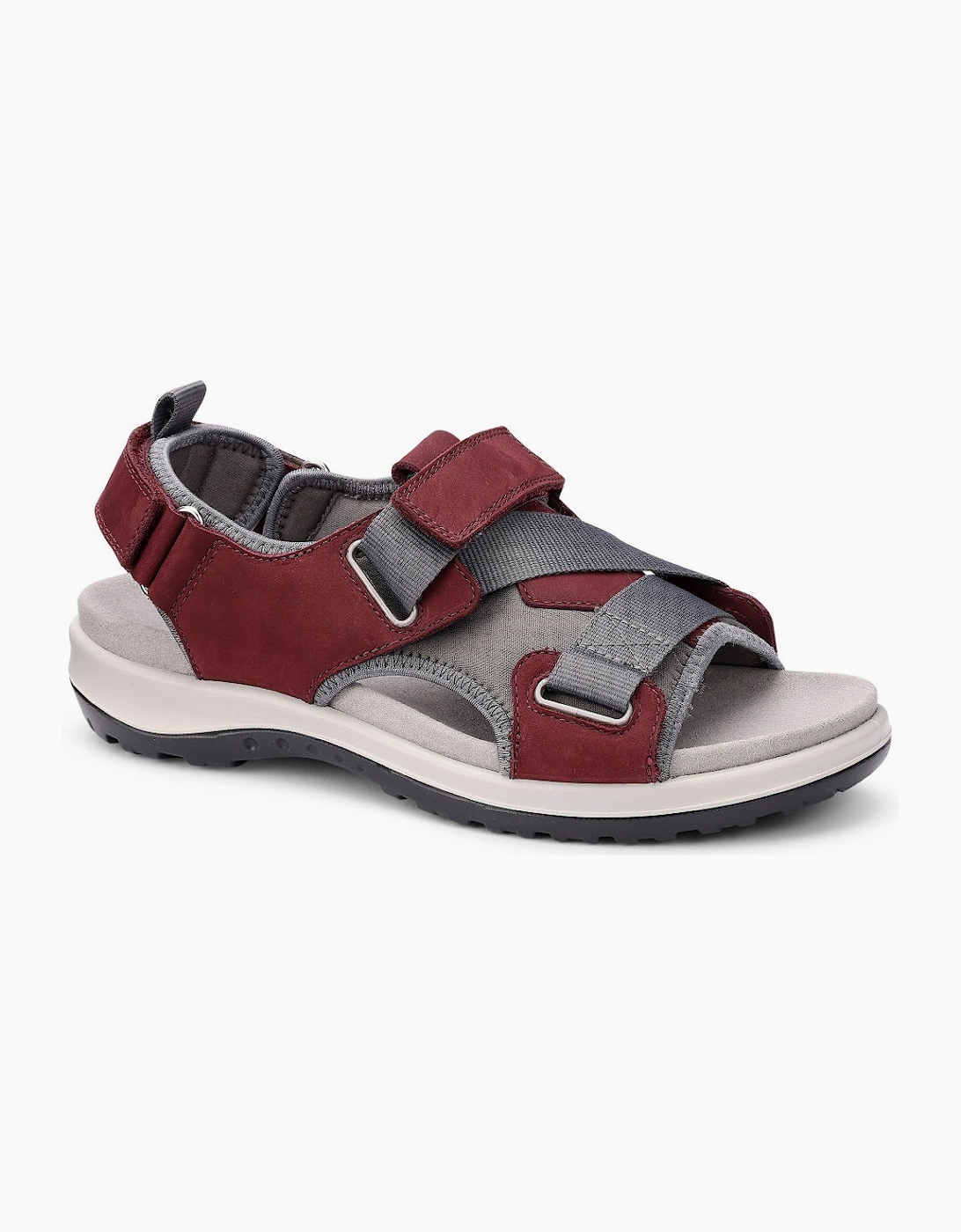 Hotter Women's Red Pursue Sandals - Size: 4