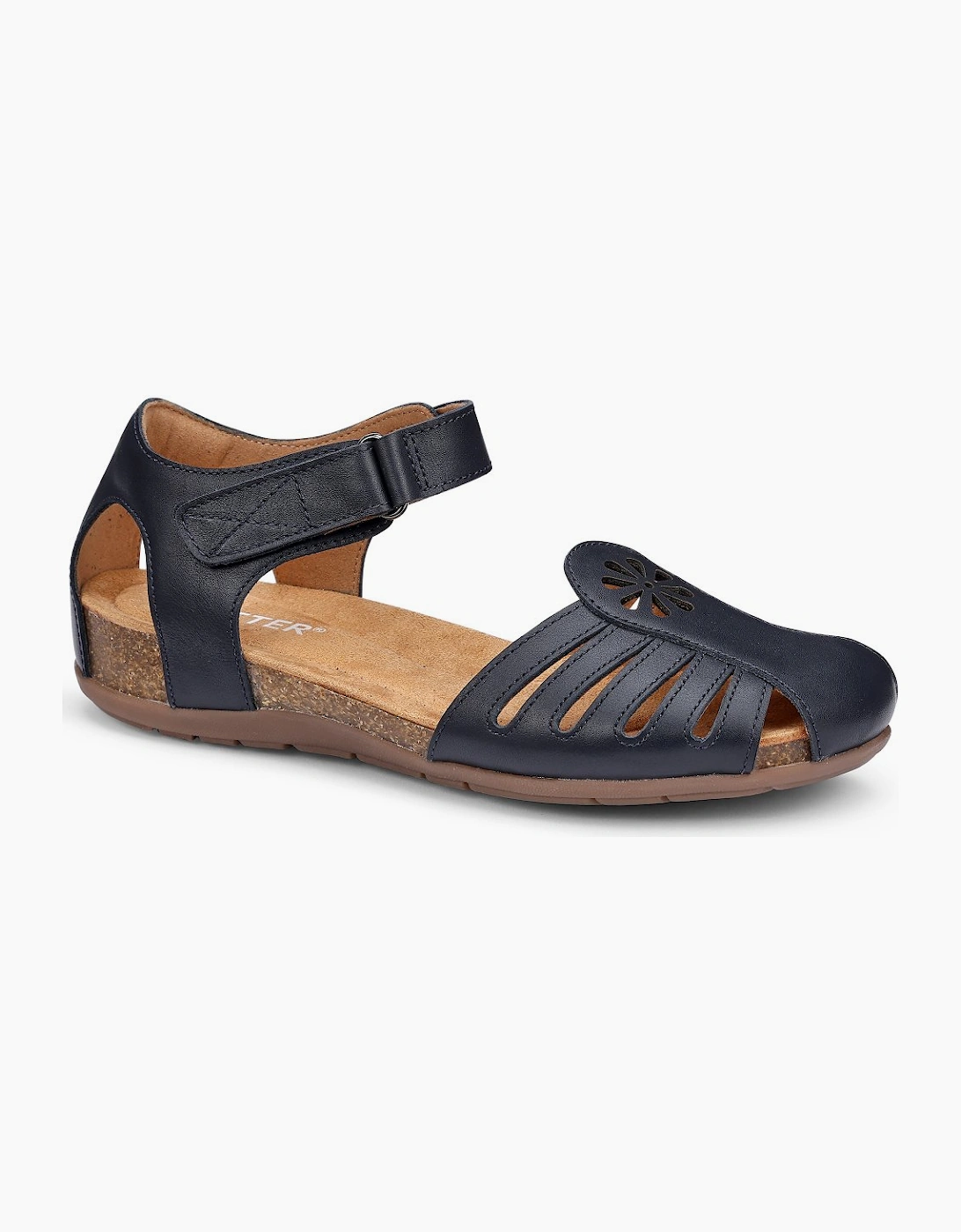 Hotter Women's Navy Dinaric Sandals - Size: 5.5