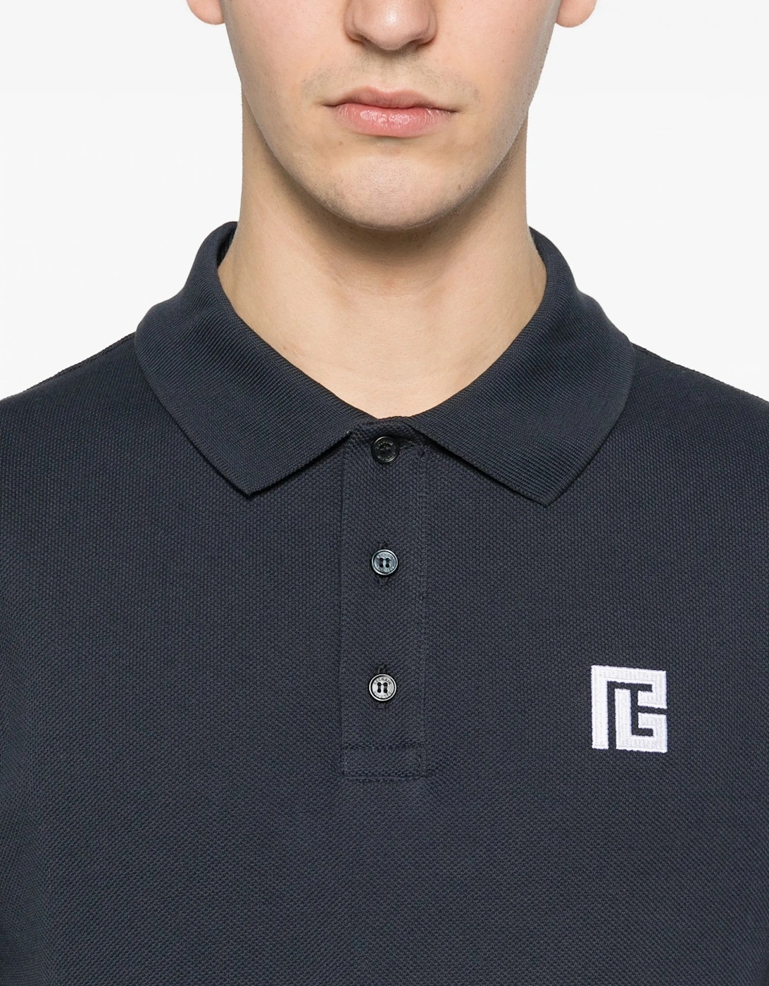 Embroidered PS Piquet Polo Navy