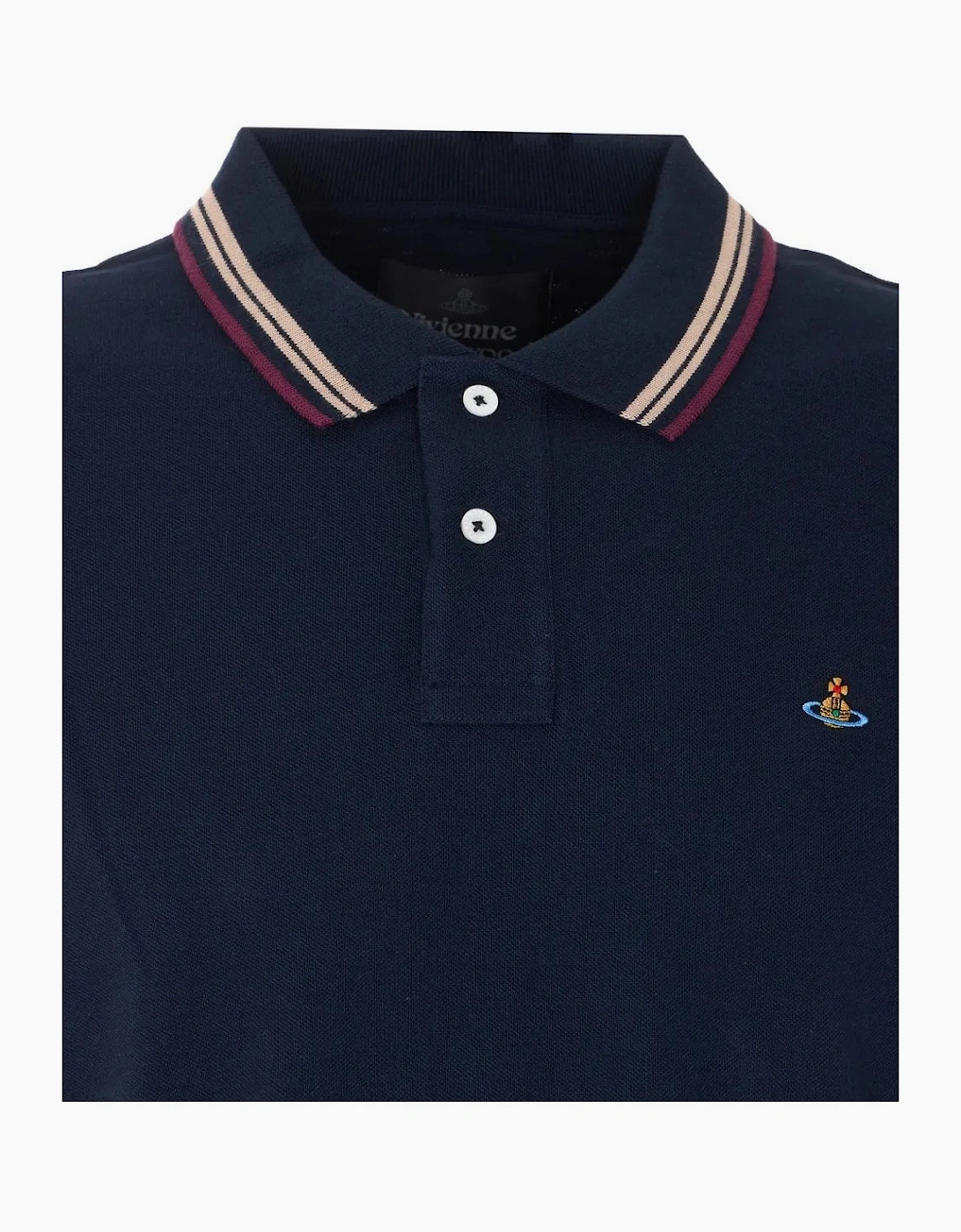 Orb SS Piquet Polo Navy
