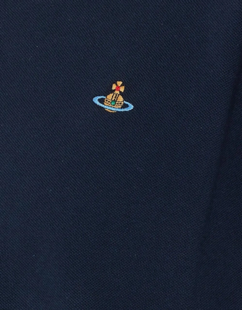 Orb SS Piquet Polo Navy