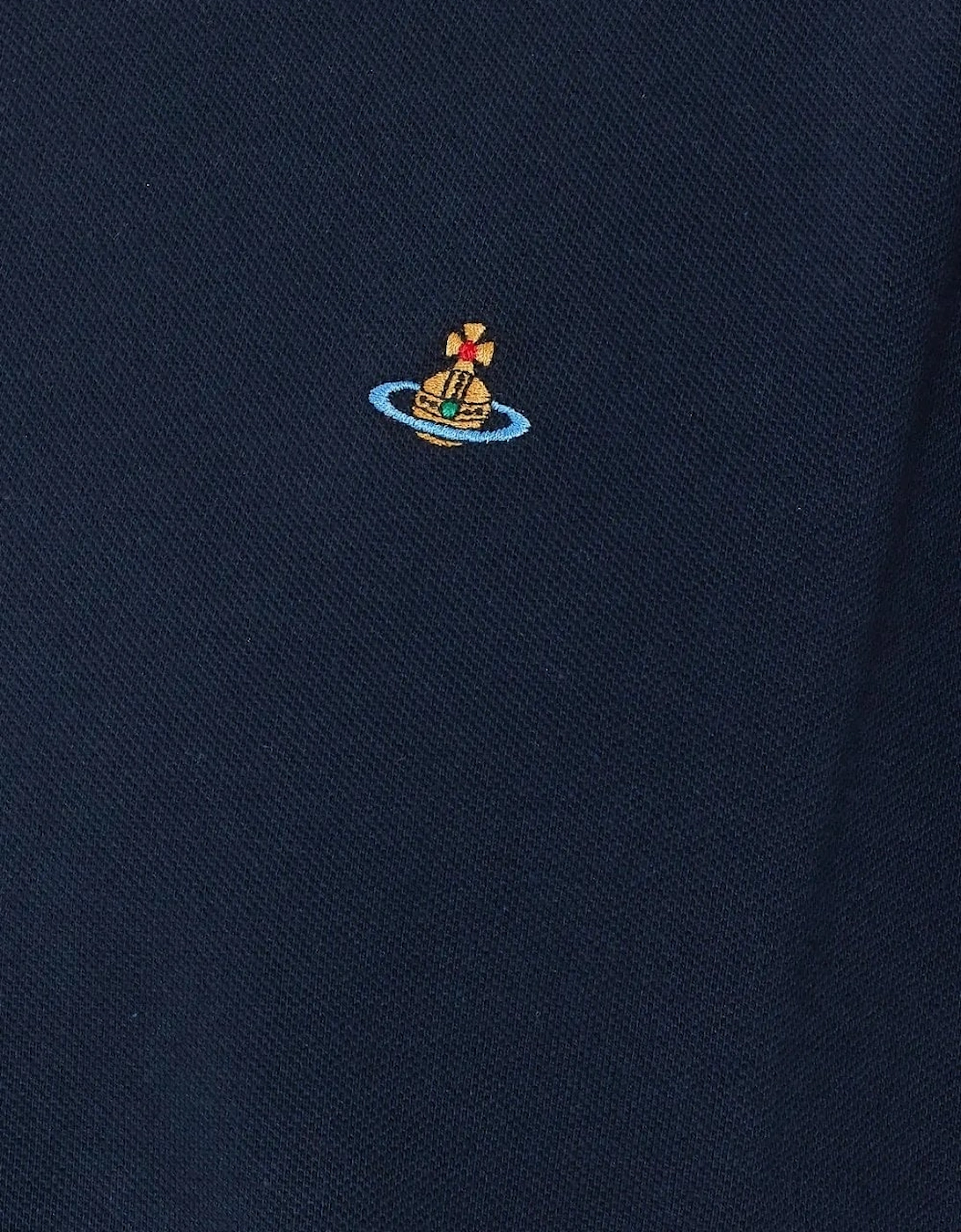 Orb SS Piquet Polo Navy
