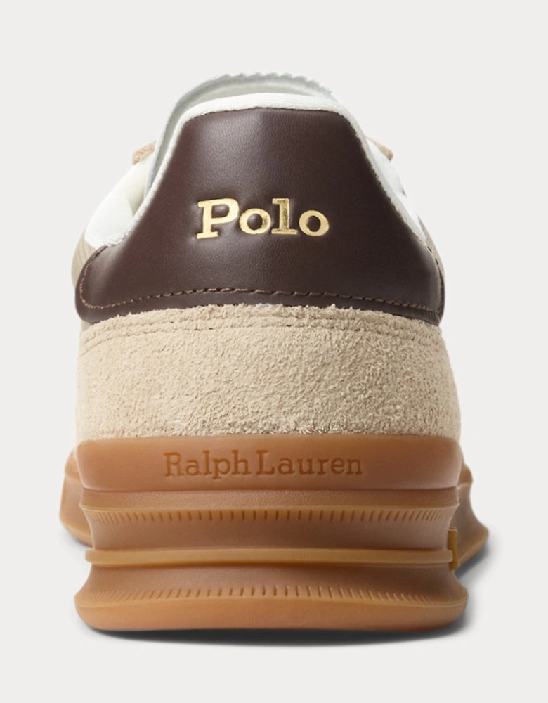 Polo Ralph Lauren HRT Aera PP Trainers 004 Milkshake/Dark Brown