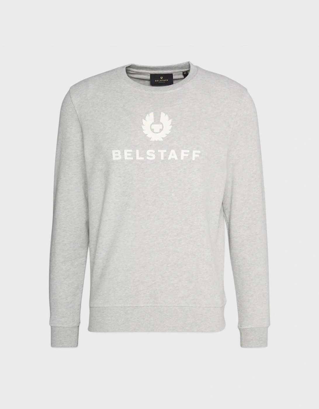 Signature Logo Crewneck Sweatshirt Grey White, 3 of 2