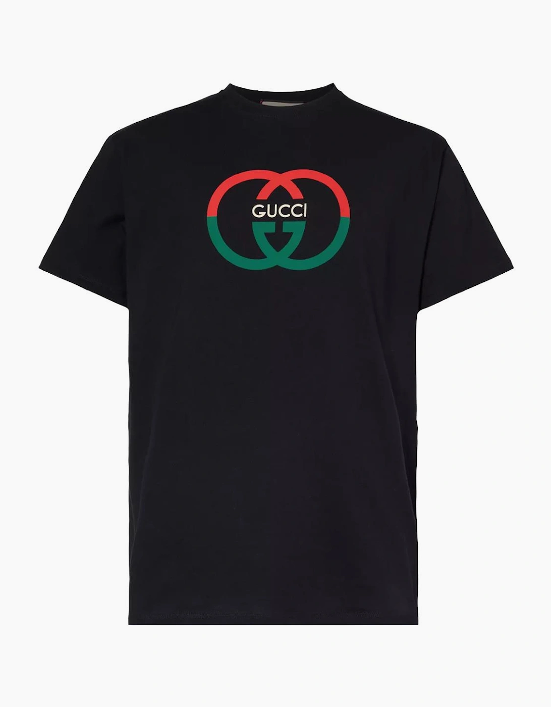 Gucci Interlocking 'G' Print Oversized T-Shirt in Black