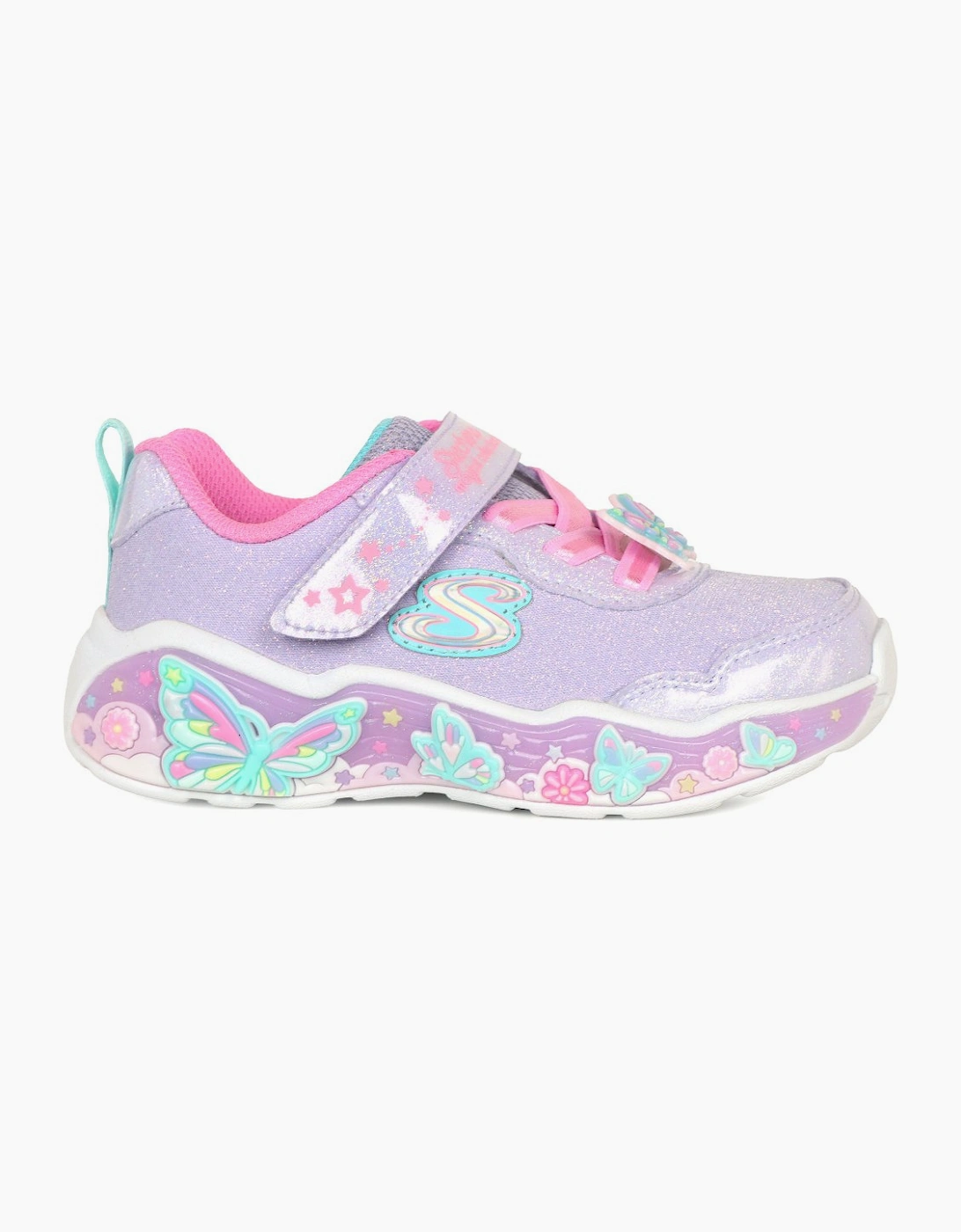 Lil Butterfly Bliss Lights Infant Trainers