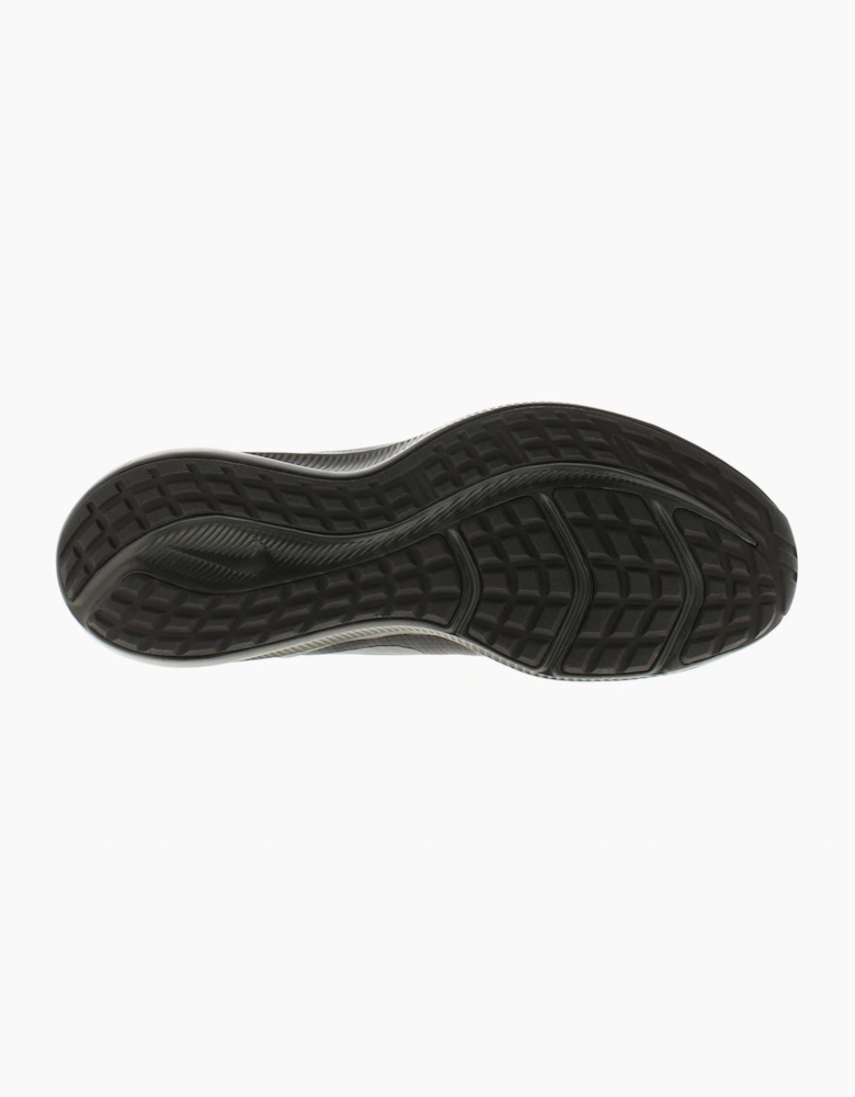 Nike Older Boys Trainers Downshifter Lace Up black dk smoke grey UK Size