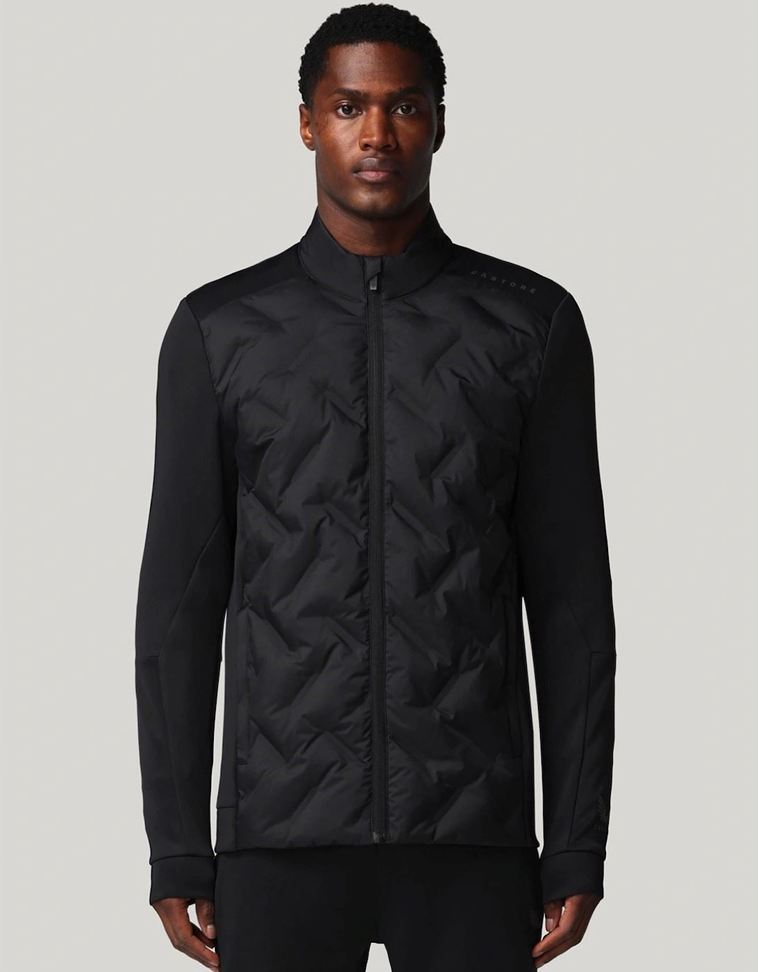 Men's Castore Hybrid Jacket Men's Black Activewear Jackets - Size: 42/Regular