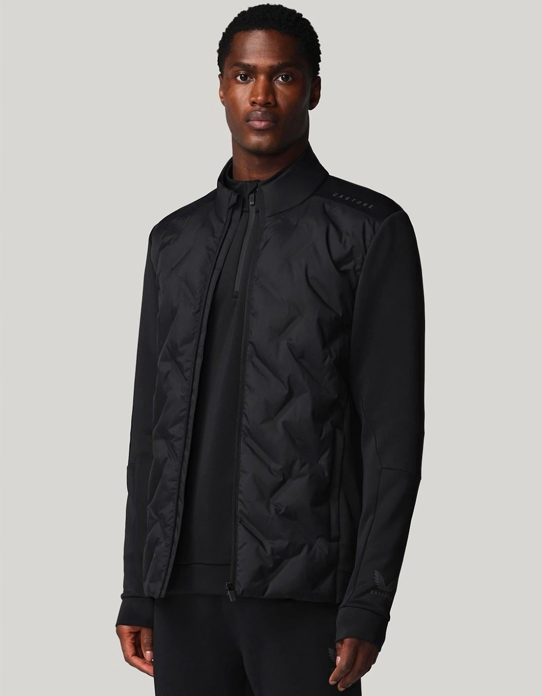 Castore Hybrid Jacket Men's Black Activewear Jackets