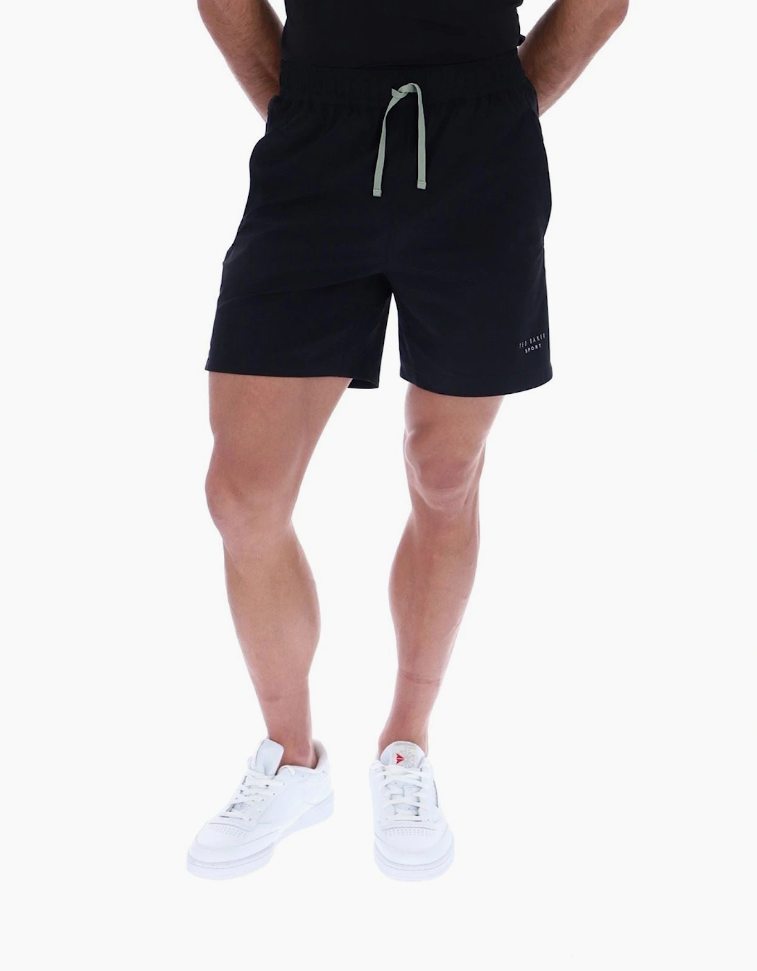 Ted Baker Men's Black Richard Tbmss2614 Activewear Shorts  37/36/32 Xl