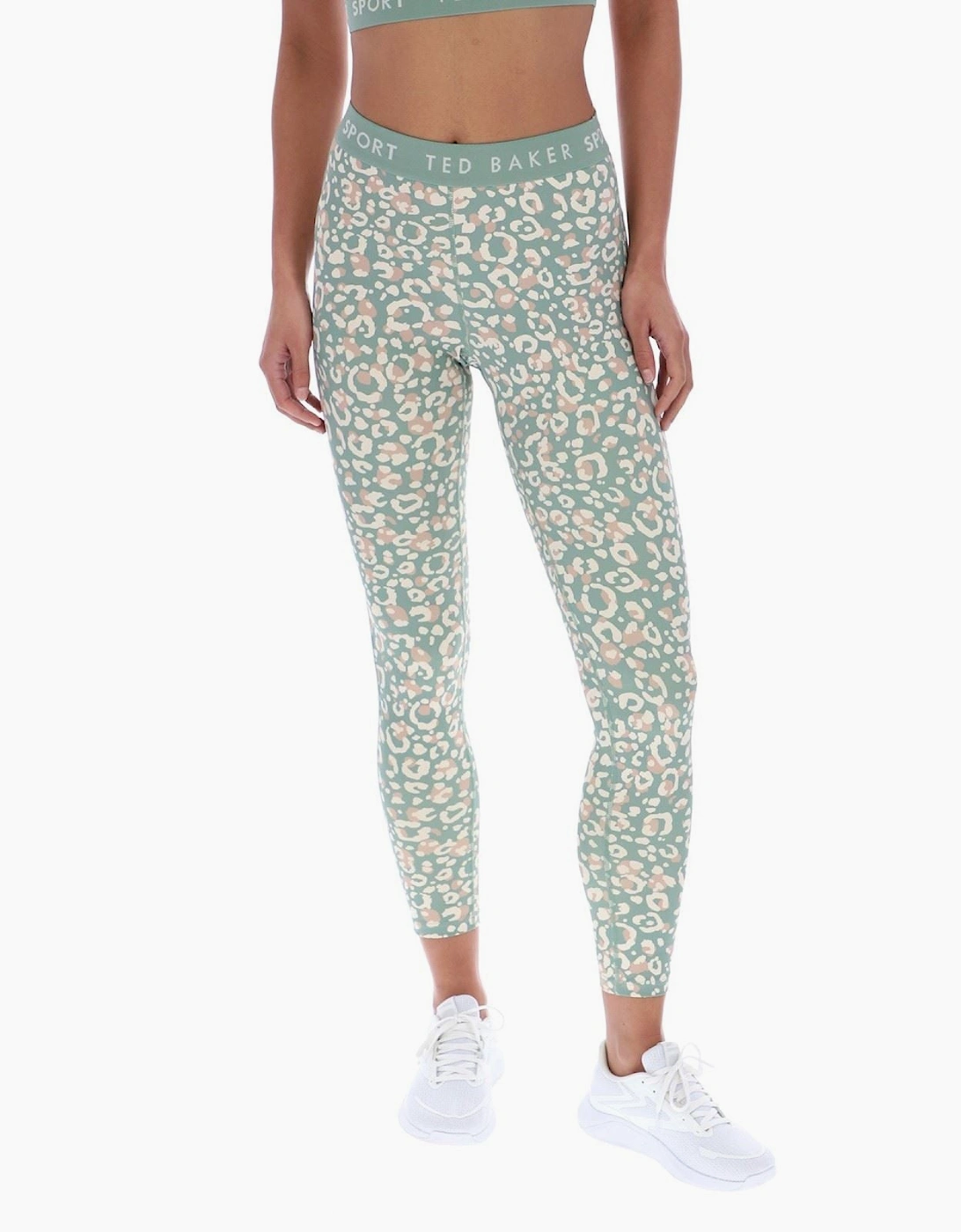 Ted Baker Women's Green Apple Tbwls2636 Polyester Sports Leggings M