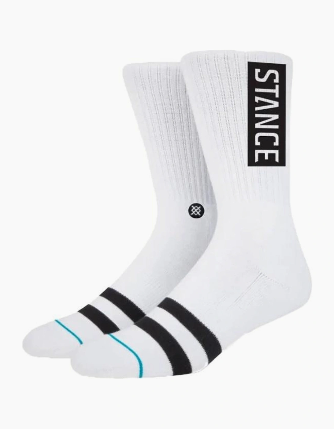 Stance Men's White Og Crew Socks  13.5/14/14.5/15/15.5/16/13 Xl