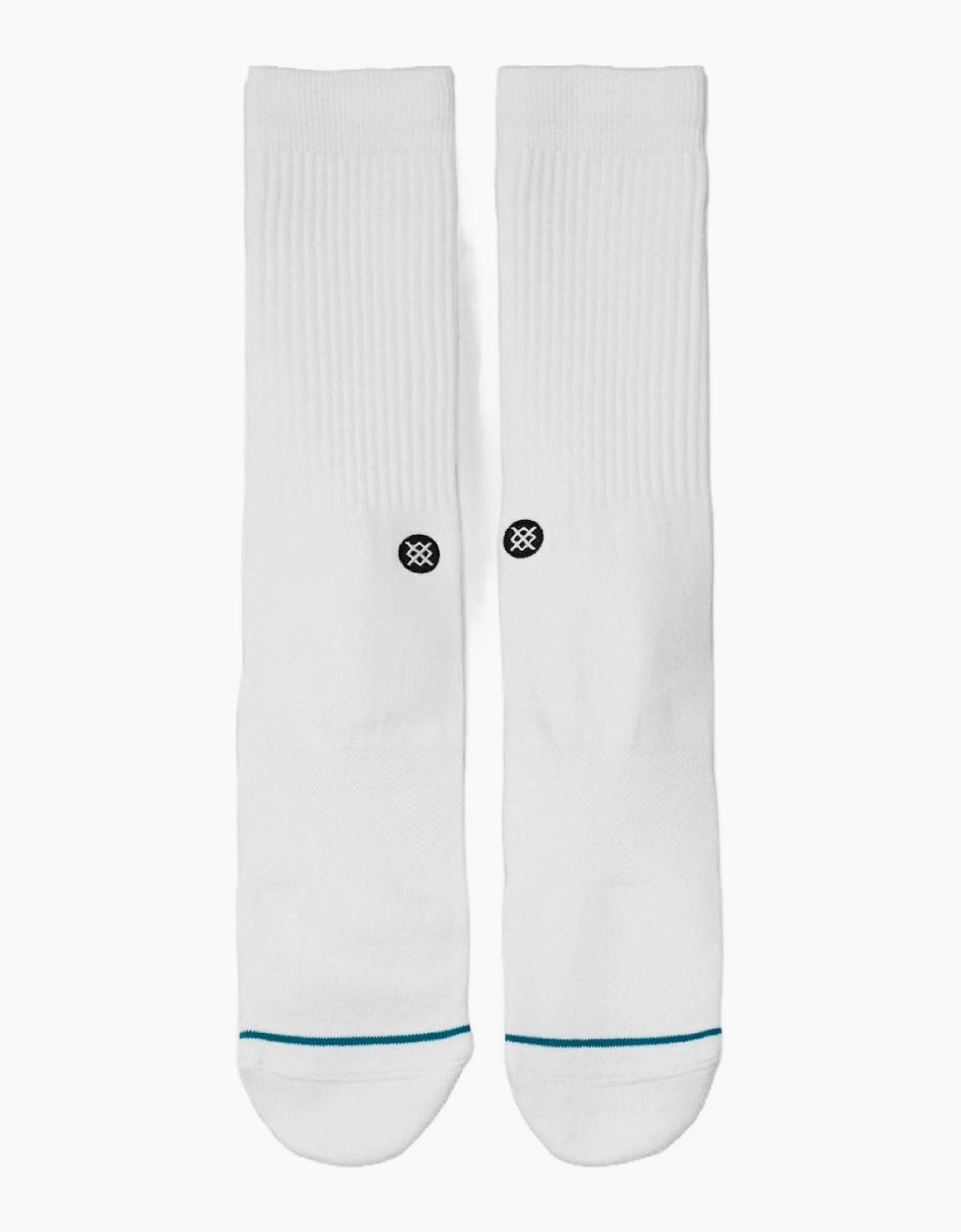 Stance Men's White/Multi Icon Crew Socks  13.5/14/14.5/15/15.5/16/13 Xl