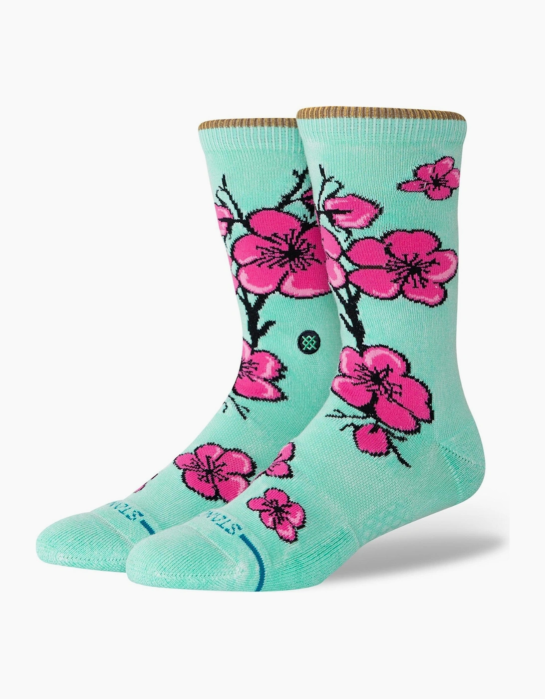 Stance Men's Green 99 Cents Crew Socks  9.5/13/12.5/12/11.5/11/9/16/15.5/15/14.5/14/13.5/10.5/10 L