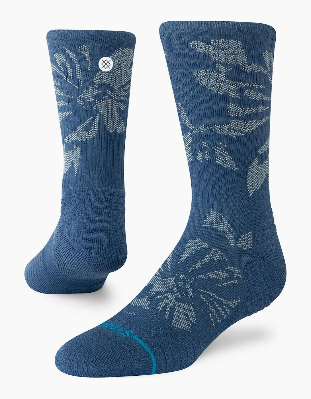Stance Flora Scan Mid Ribbed Crew Socks