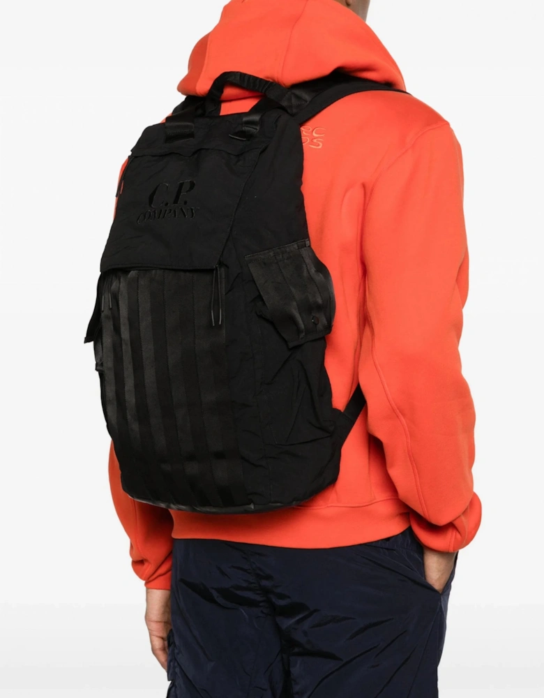 Branded Backpack Black