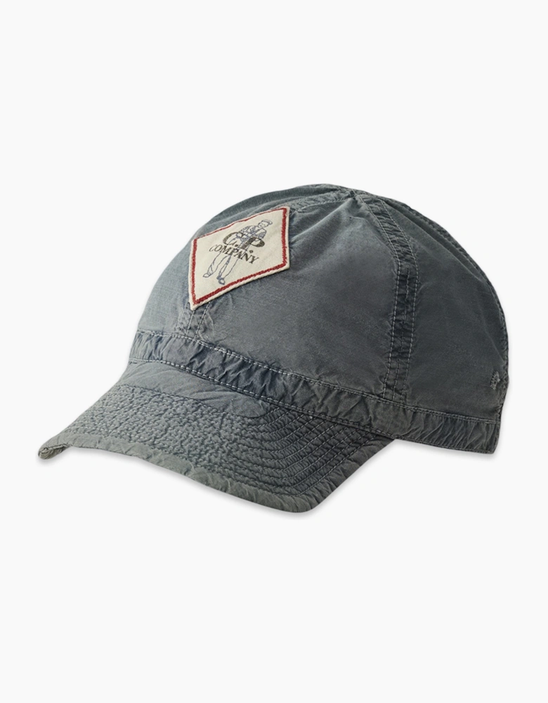 50 Fili Bleached Cap Blue
