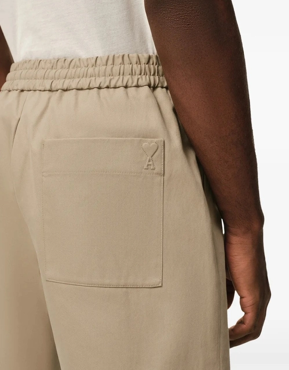 Elasticated ADC Shorts Beige