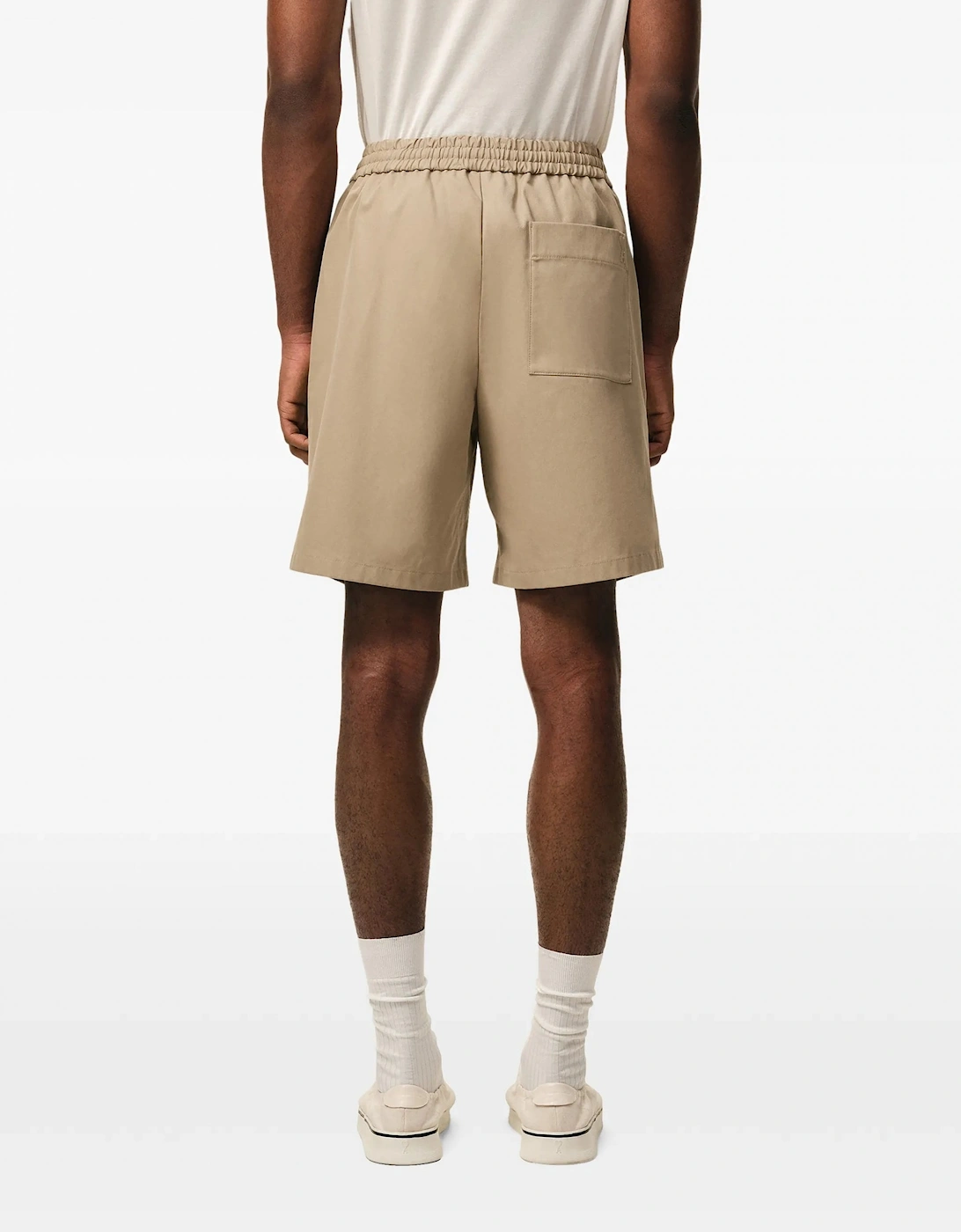 Elasticated ADC Shorts Beige