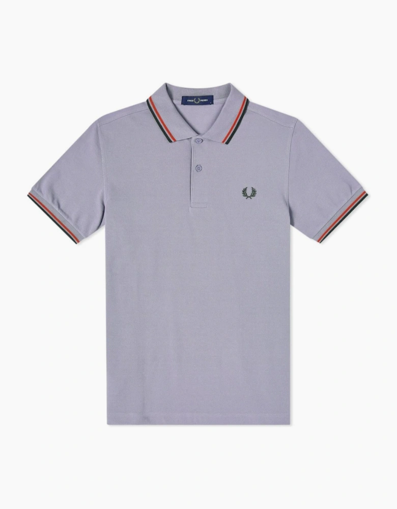 Fred Perry Twin Tipped M3600 115 Grey Polo Shirt