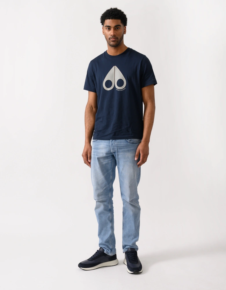 Moose Knuckles Tandem Mens T-Shirt - Navy 833