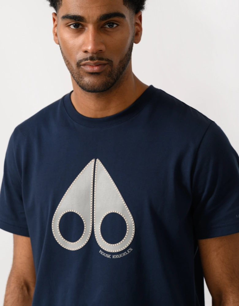 Moose Knuckles Tandem Mens T-Shirt - Navy 833