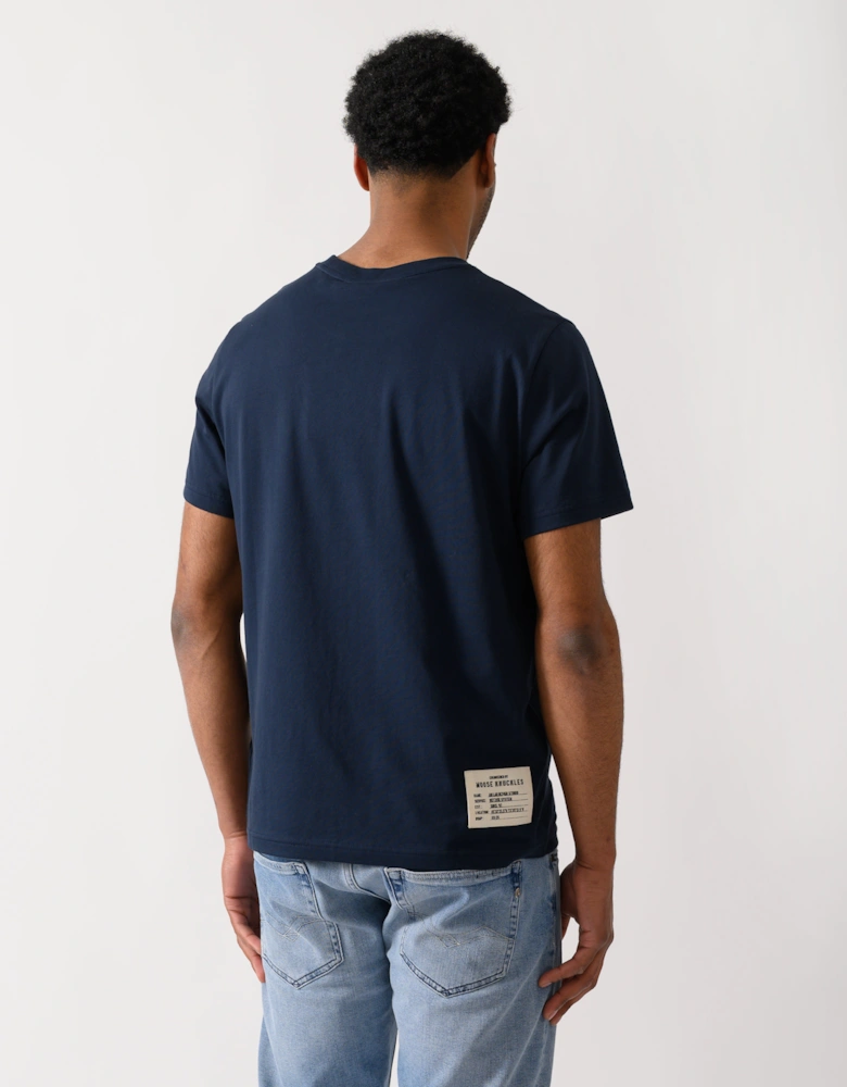 Moose Knuckles Tandem Mens T-Shirt - Navy 833