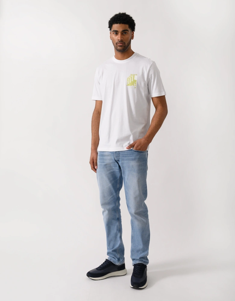 BOSS Orange Te Board Mens T-Shirt - White 100