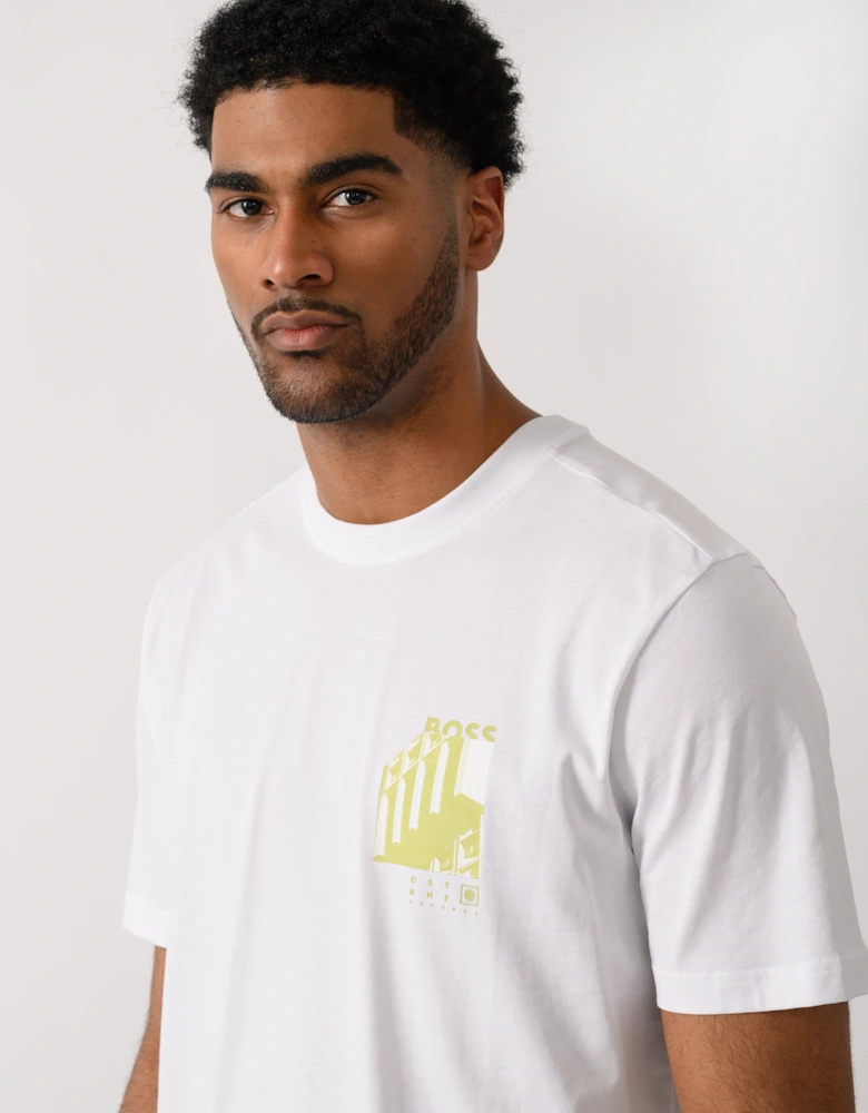 BOSS Orange Te Board Mens T-Shirt - White 100