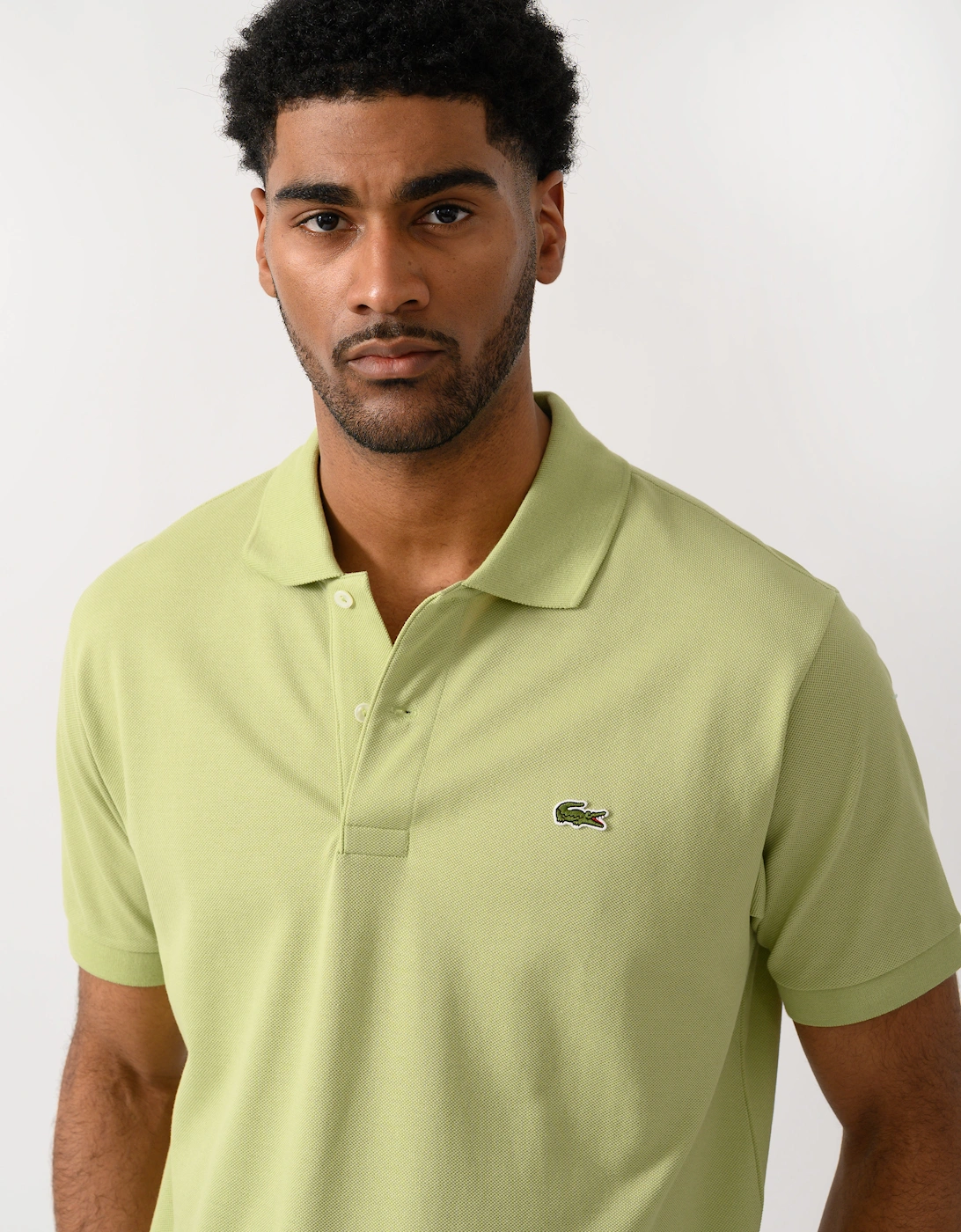 Lacoste Classic Fit L.12.12 Mens Short Sleeve Polo Shirt - Birch UYB