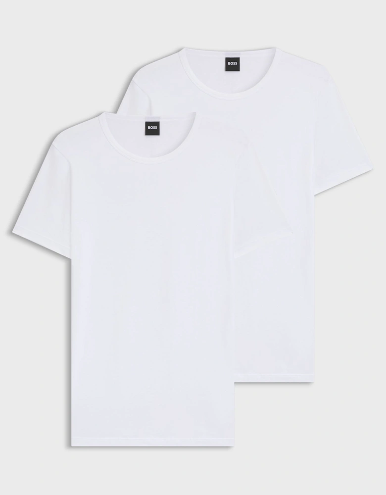 BOSS Orange RN Modern 2-Pack Mens T-Shirts - White 100