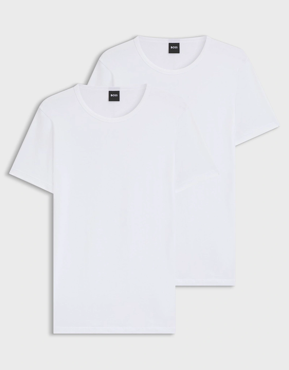 BOSS Orange RN Modern 2-Pack Mens T-Shirts - White 100