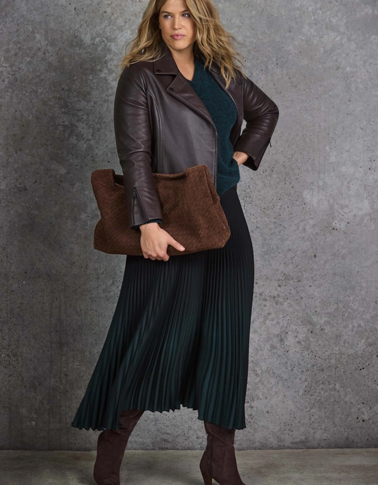 Chocolate Leather Jacket