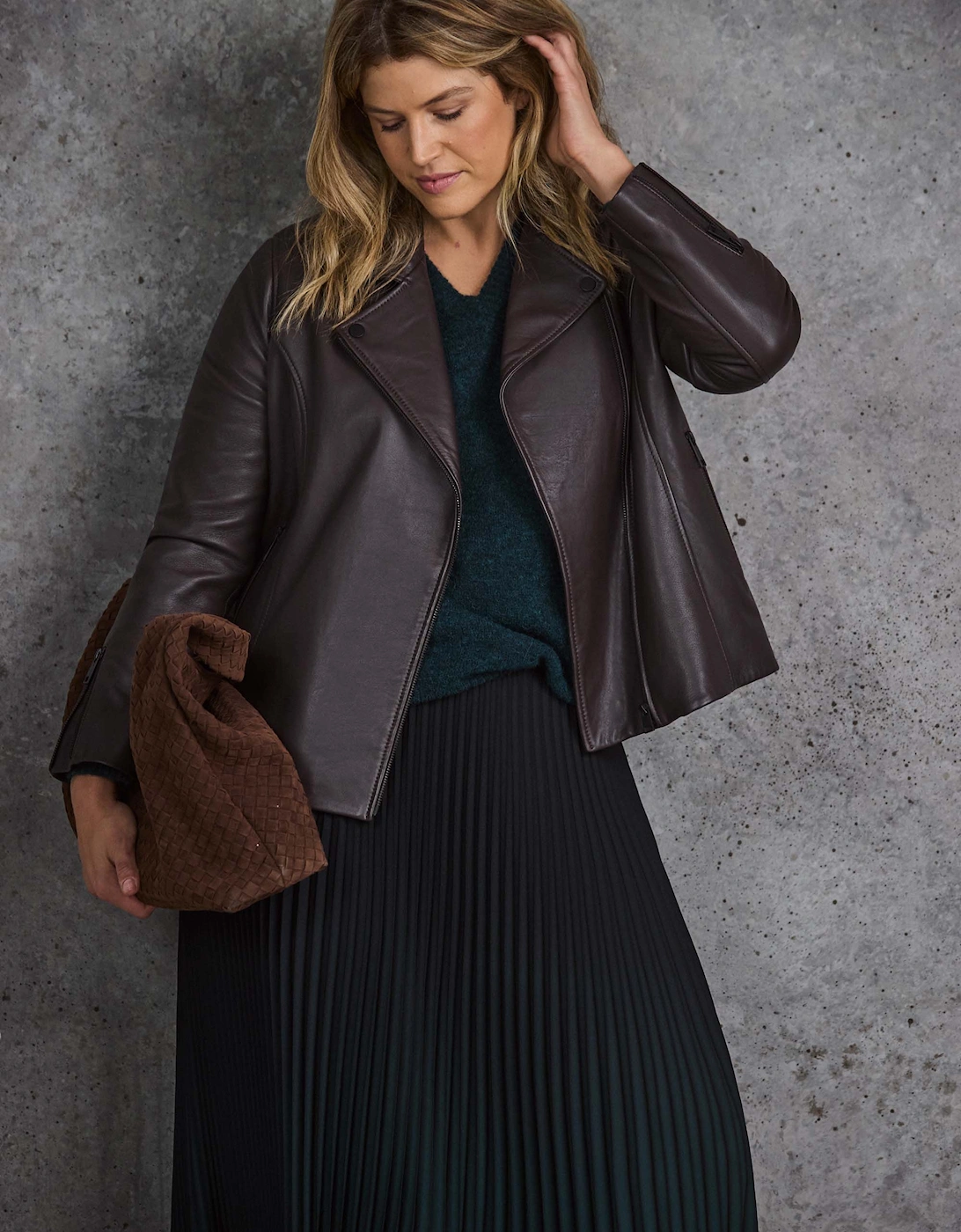 Chocolate Leather Jacket