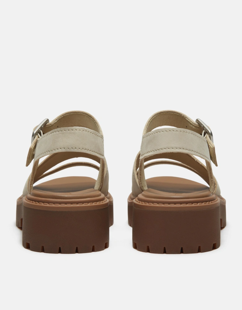 Timberland Stone Street Backstrap Nubuck Womens Sandals - Light Beige