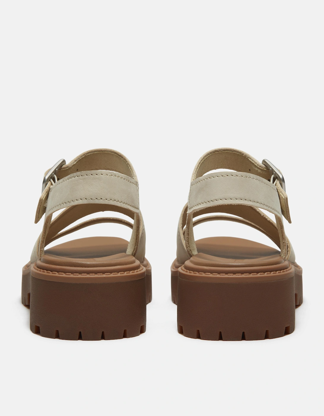 Timberland Stone Street Backstrap Nubuck Womens Sandals - Light Beige