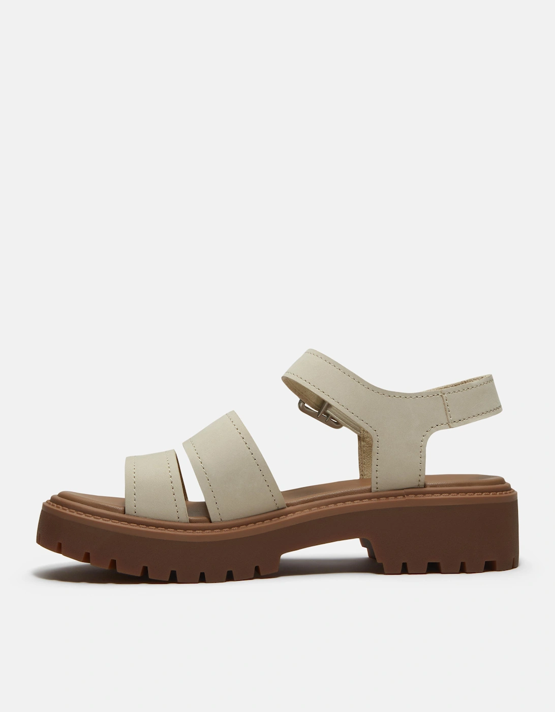 Timberland Stone Street Backstrap Nubuck Womens Sandals - Light Beige