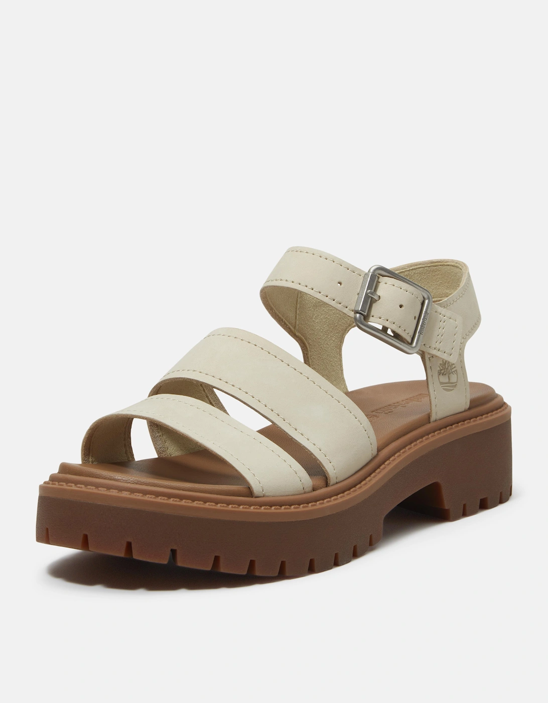 Timberland Stone Street Backstrap Nubuck Womens Sandals - Light Beige