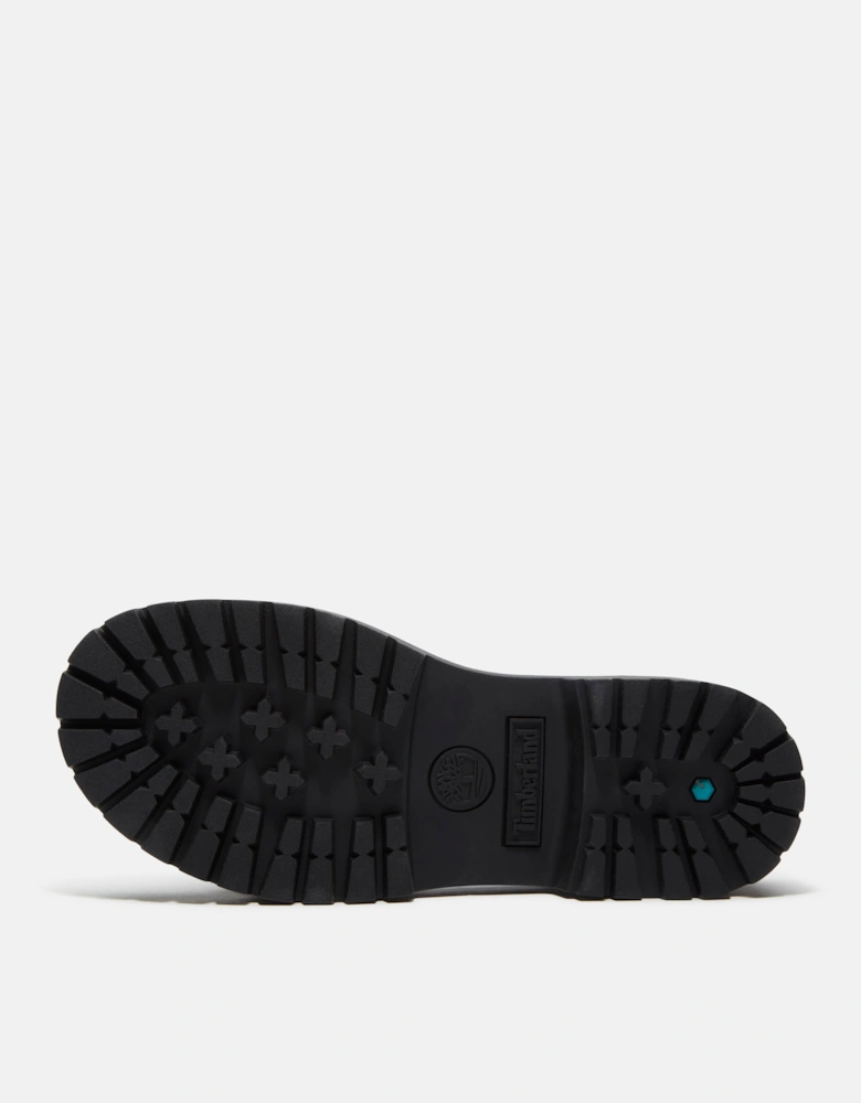 Timberland Stone Street Backstrap Full Grain Leather Womens Sandals - Black