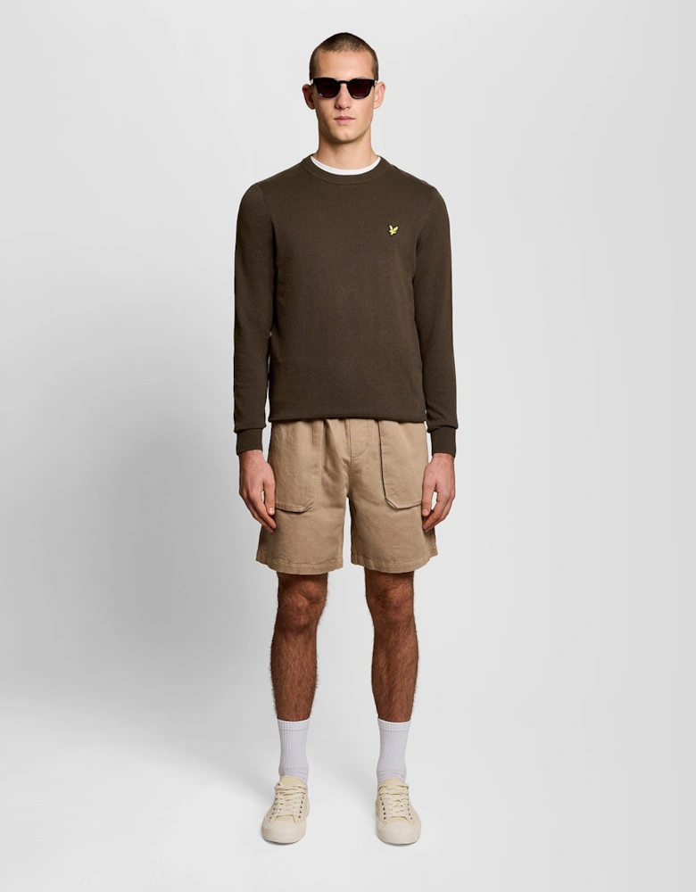 Cotton Crew Neck Jumper