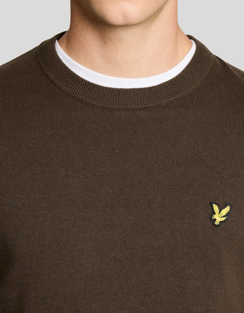 Cotton Crew Neck Jumper