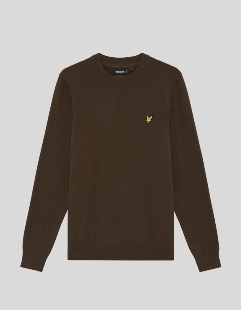 Cotton Crew Neck Jumper