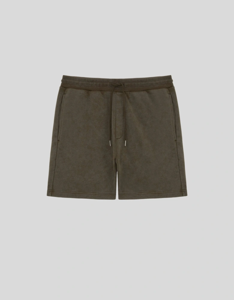 Heavy Wash Cotton Sweat Shorts