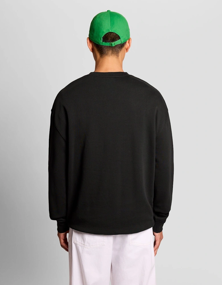 Chest Print Graphic Sweatshirt