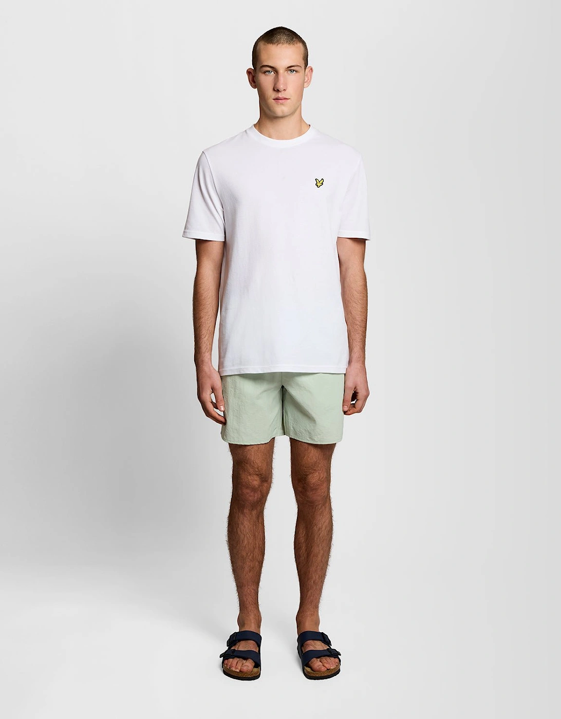 Lyle And Scott Men's Green Swim Shorts - Size: 37/36/32