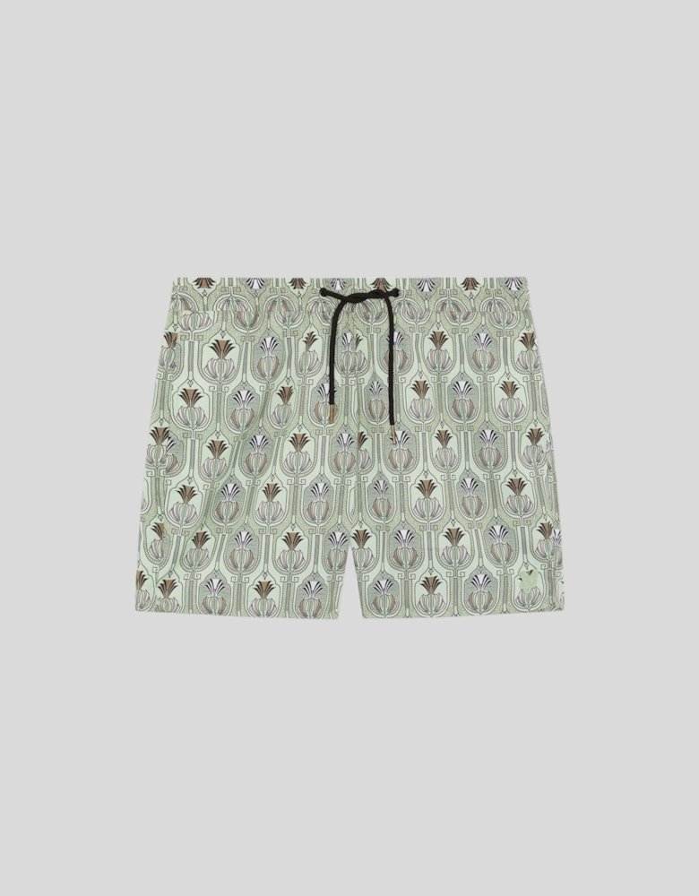 Botanical Print Swim Shorts